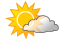 Mostly sunny and remaining very warm; a thunderstorm in spots in the afternoon